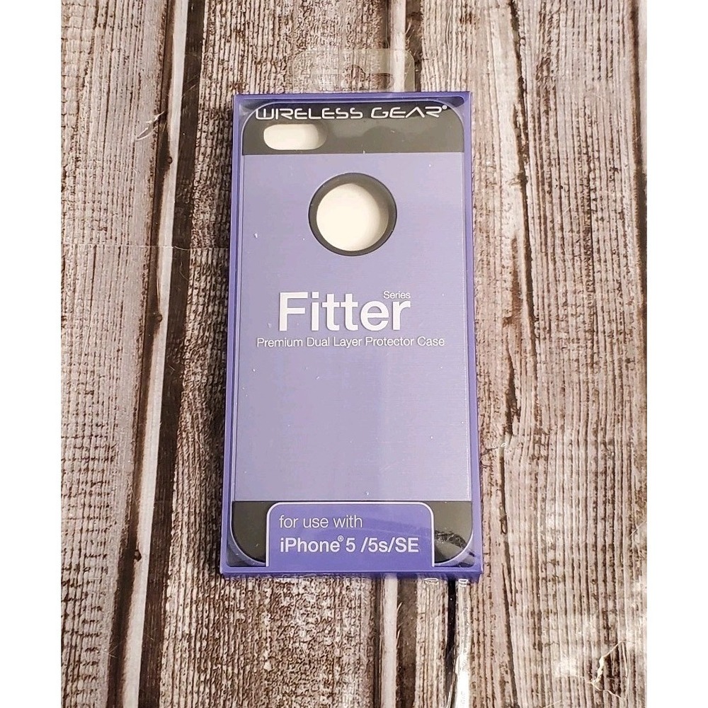 New Wireless Gear Fitter Protector Cell Phone Purple Case For iPhone 5/5s/SE